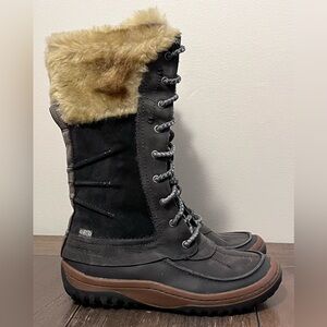 Merrell Decora Prelude Faux Fur Waterproof Winter Boots Womens size 6 200grams